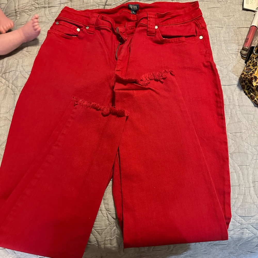 Red Reba pants size 14.Absolutely nothing wrong with them.